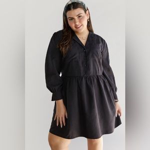 LARRAINE FAUX SUEDE MINI DRESS